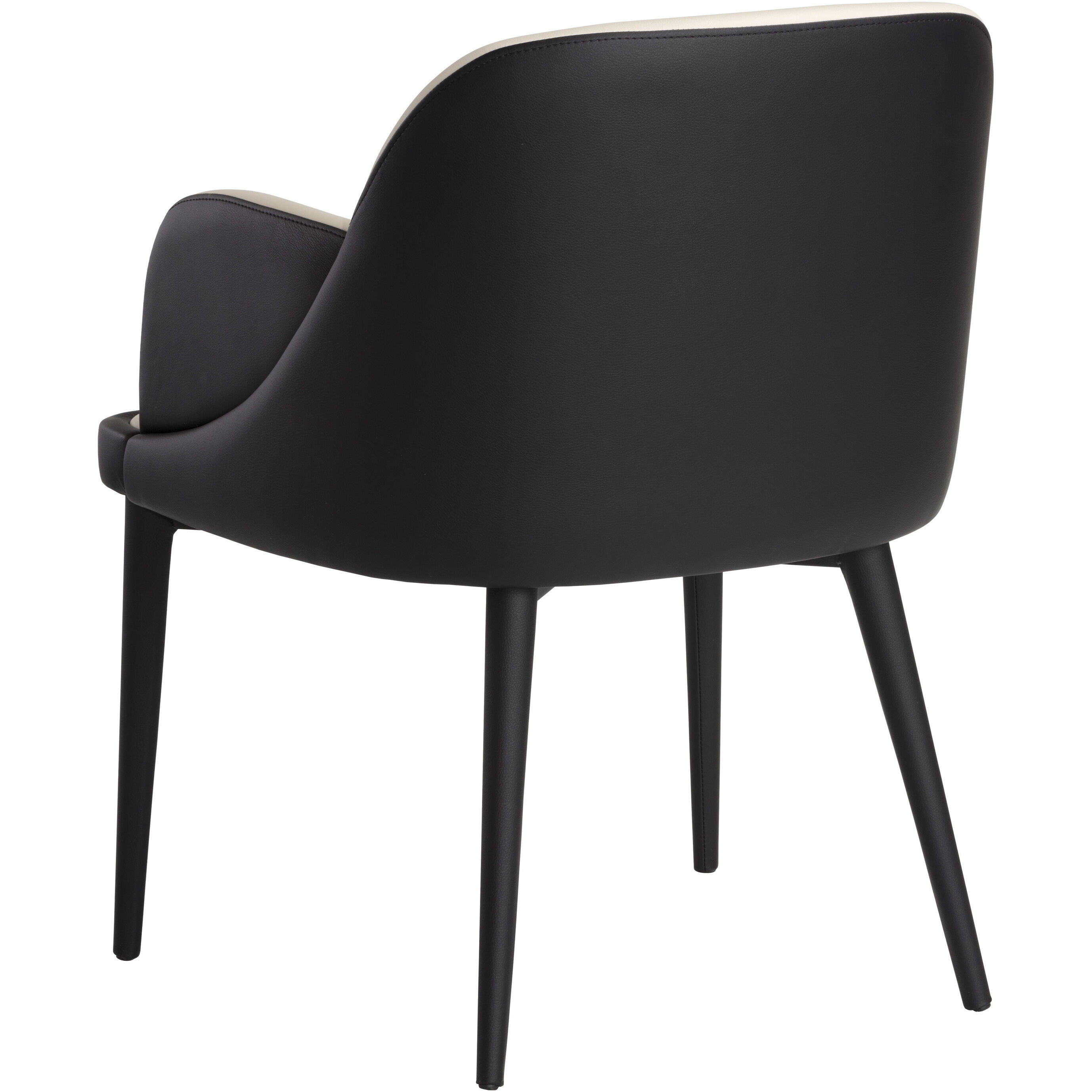 Hagan Dillon Cream / Dillon Black Dining Armchair